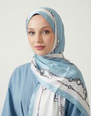 royal tack twill şal bebe mavisi 2