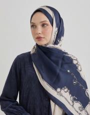 royal tack twill şal lacivert 2