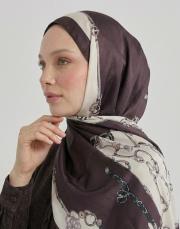 royal tack twill şal kahverengi