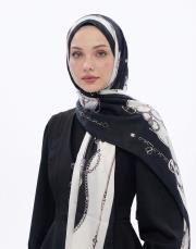 royal tack twill şal siyah 