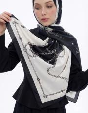 royal tack twill şal siyah  2