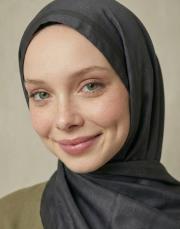 royal monogram twill şal siyah 3