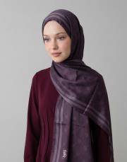 royal monogram twill şal bordo 3