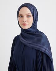 royal monogram twill şal lacivert