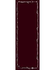 minimal tack twill şal bordo