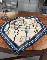 ceinture %100 twill ipek eşarp lacivert 4