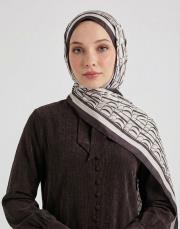 imza monogram twill şal krem