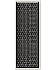 imza monogram twill şal siyah 5