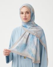 gökyüzü pamuk şal  2