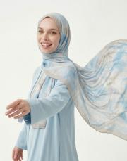 gökyüzü pamuk şal  4