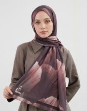 sevgi pamuk şal kahverengi 2