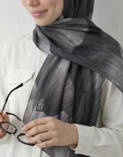 sevgi pamuk şal siyah  4