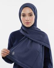 mini mono twill şal lacivert