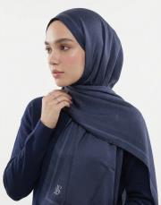 mini mono twill şal lacivert 2