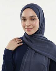 mini mono twill şal lacivert 3