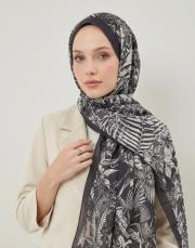 noira pamuk şal acı kahve 2