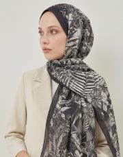 noira pamuk şal acı kahve 3