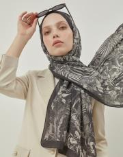 noira pamuk şal acı kahve 4