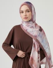 sulu boya pamuk şal 