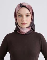 sevgi twill eşarp kahve