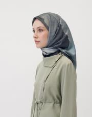 sevgi twill eşarp yeşil