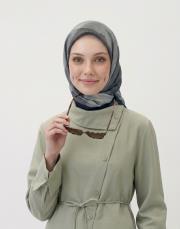 sevgi twill eşarp yeşil 3