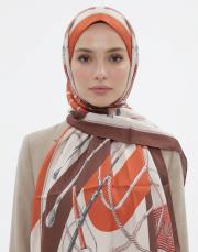 cool belt twill şal turuncu