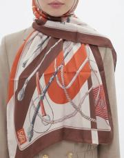 cool belt twill şal turuncu 4