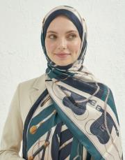 cool belt twill şal yeşil 4