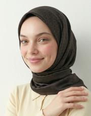 mini mono twill eşarp acı kahve 3