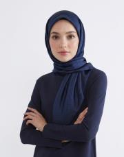 mini mono twill eşarp lacivert