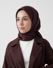 mini mono twill eşarp bordo