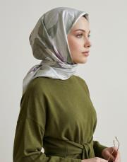 flora twill eşarp nil yeşili 3