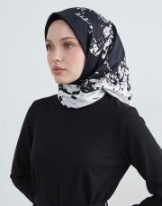 brush twill eşarp siyah 3
