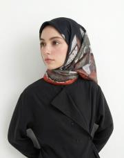 melody twill eşarp kahve