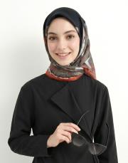 melody twill eşarp kahve 2
