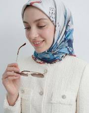 melody twill eşarp mavi 4