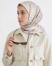elite twill eşarp krem 2