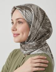 noira twill eşarp yeşil 2