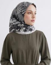 noira twill eşarp kahverengi 3