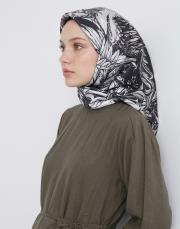noira twill eşarp kahverengi 4