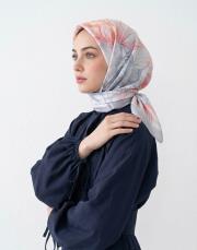 menekşe twill eşarp 
