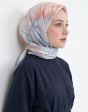 menekşe twill eşarp  2