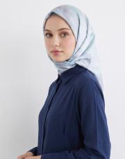 nazenin twill eşarp gri