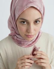 nazenin twill eşarp pembe 3