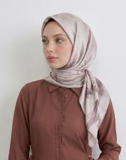 nazenin twill eşarp bej