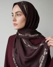 minimal tack floş  şal bordo 2