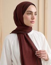 mini mono floş  şal bordo 3