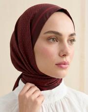 mini mono floş  şal bordo 5