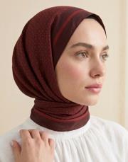 mini mono floş  şal bordo 6